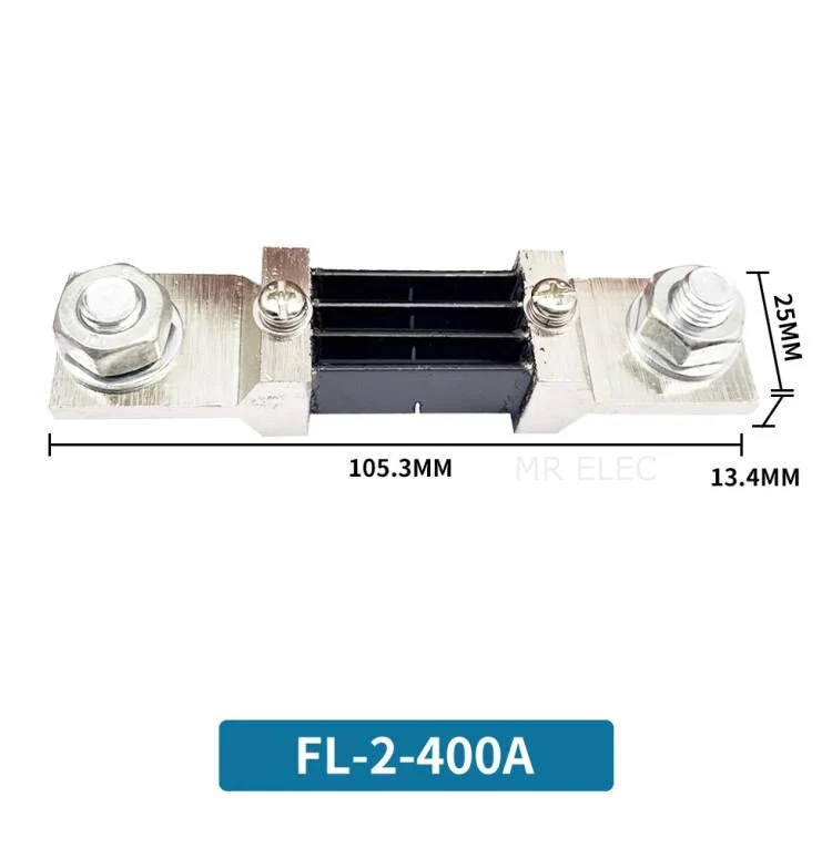 1бр FL-2B Тип Икономичен 10A 15A 20A 30A 40A 50A 75 mv Манганиновая Мед Dc Външен Шунтирующий Резистор постоянен ток с фиксирана стойност амперметър за постоянен ток Изображение 5